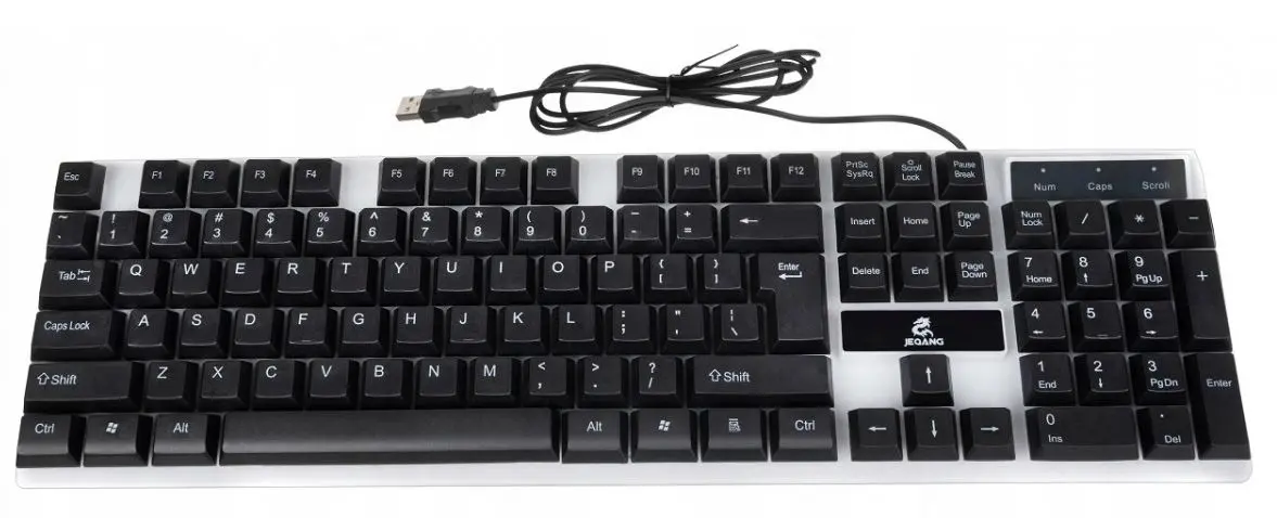 Tastatura gaming Iso Trade K12540 (Black/White) - 2
