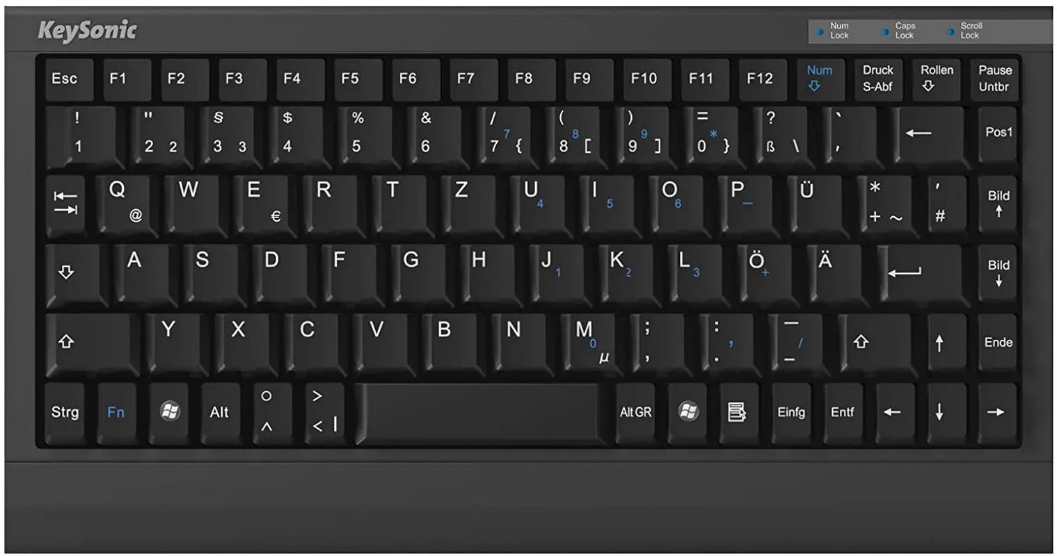 Tastatura KeySonic ACK-595C+ US (Black)