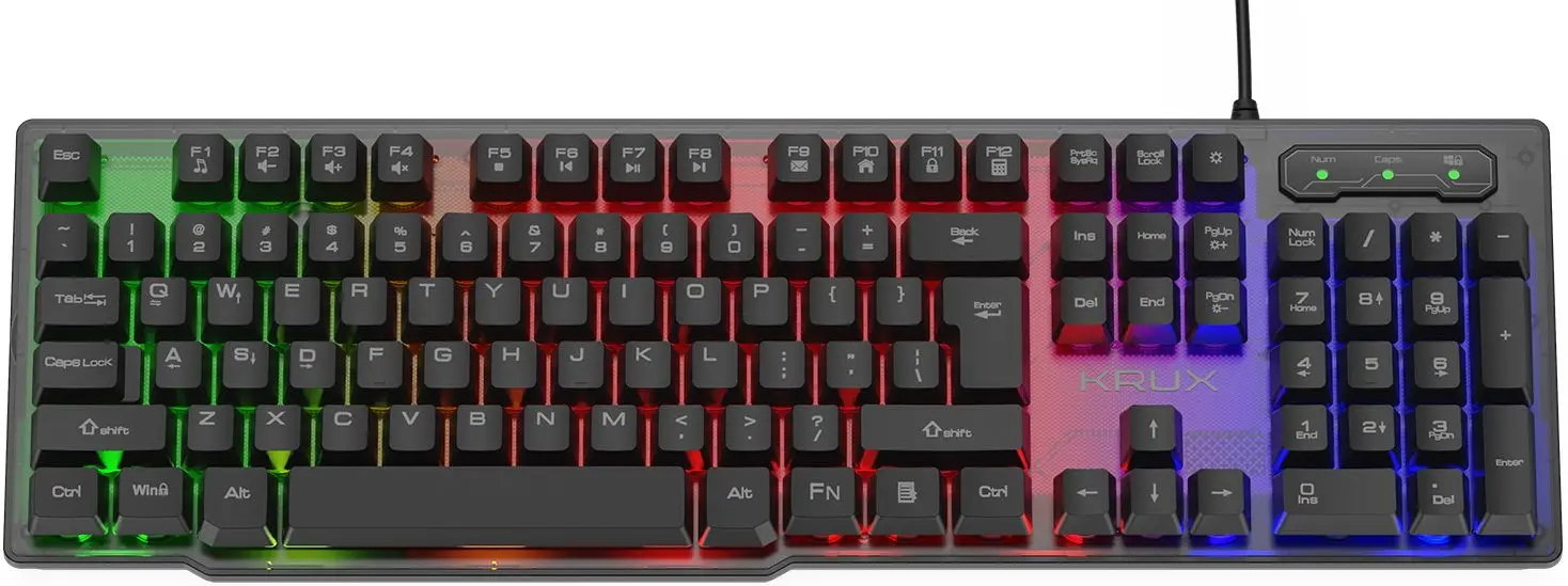 Tastatura Krux Solar RGB KRX0022 (Black)