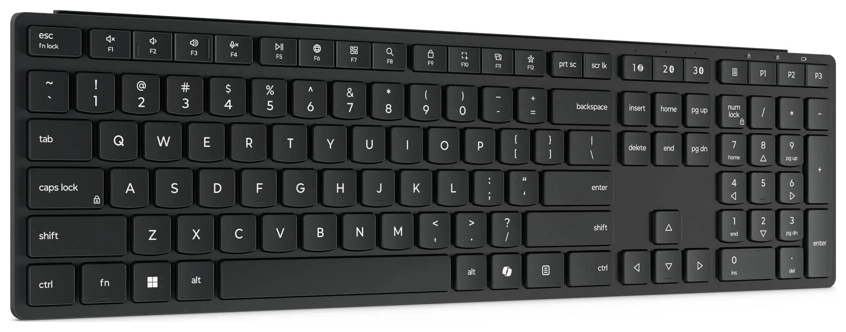 Беспроводная клавиатура Lenovo Multi-Mode Pro 6000 (Eclipse Black) - 4