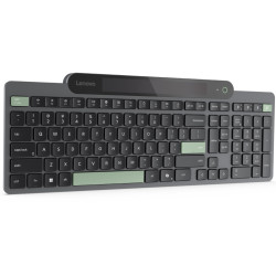 Tastatura fara fir Lenovo Self-Charging (Black/Green) Thumb