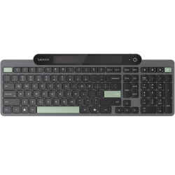 Tastatura fara fir Lenovo Self-Charging (Black/Green)