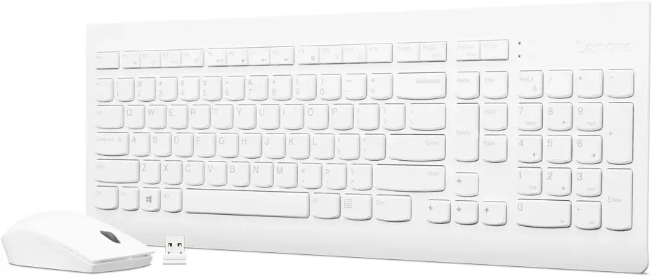Set fara fir tastatura + mouse Lenovo 510 GX31F38001 (White)