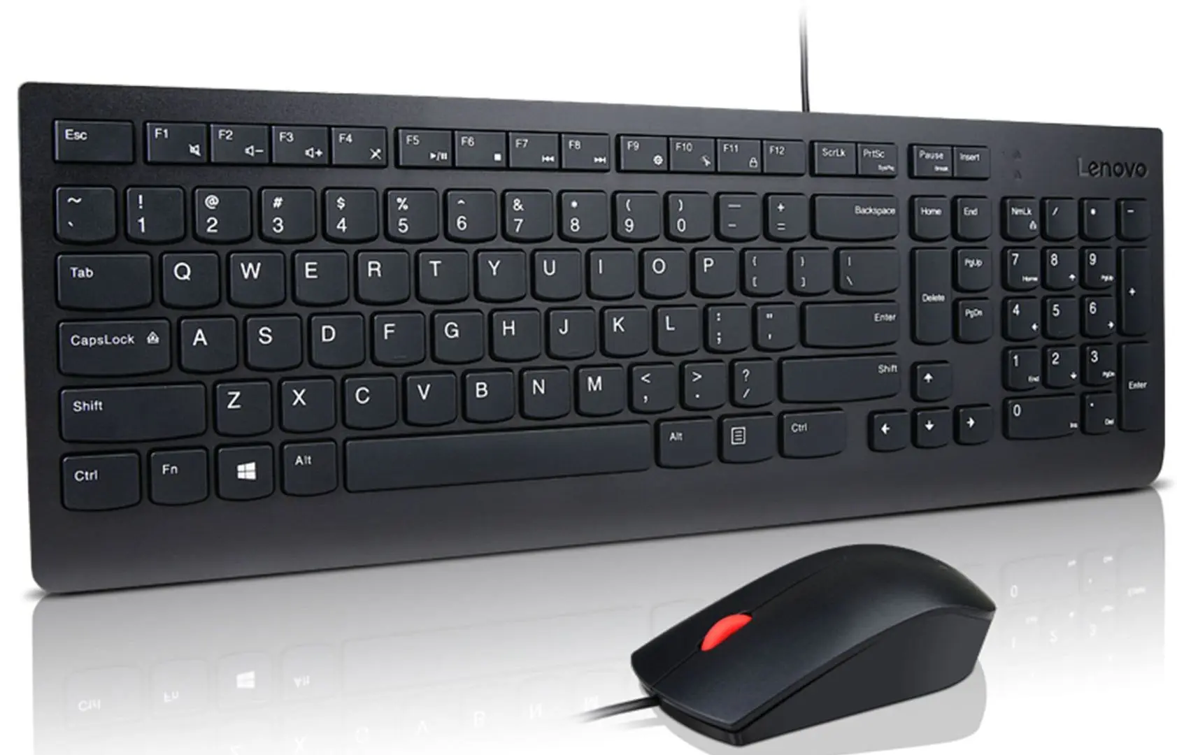 Set tastatura + mouse Lenovo Essential Wired (Black)