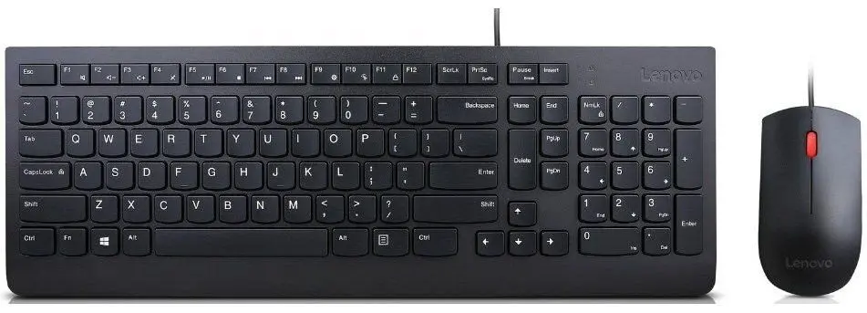 Set tastatura + mouse Lenovo Essential Wired (Black)