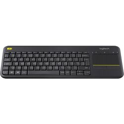 Tastatura fara fir Logitech K400 Plus (Black) Thumb