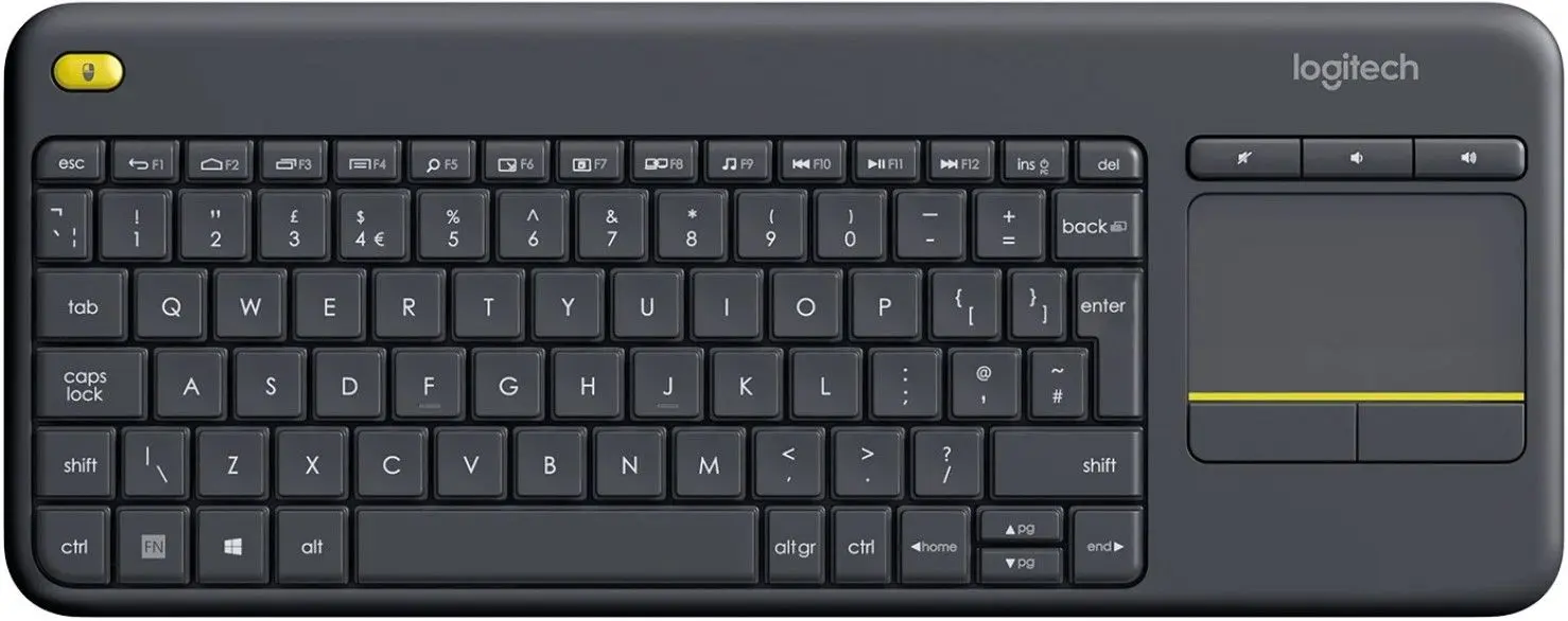 Tastatura fara fir Logitech K400 Plus (Black)