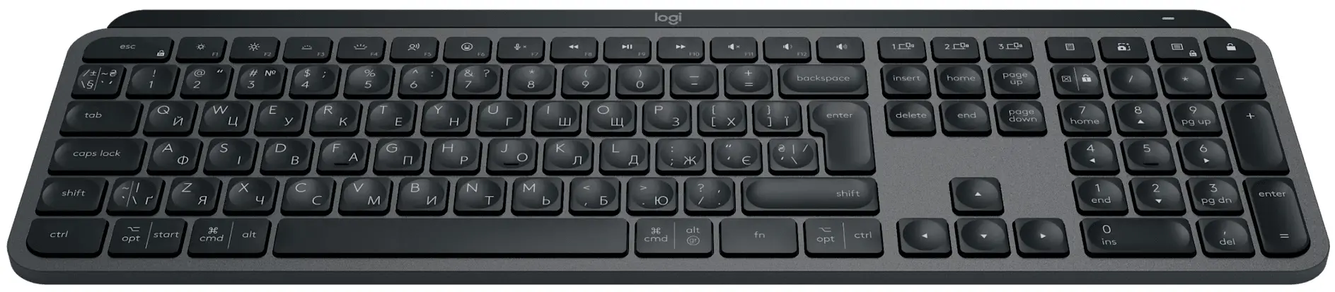 Беспроводная клавиатура Logitech MX Keys S 920-011593 (Graphite)