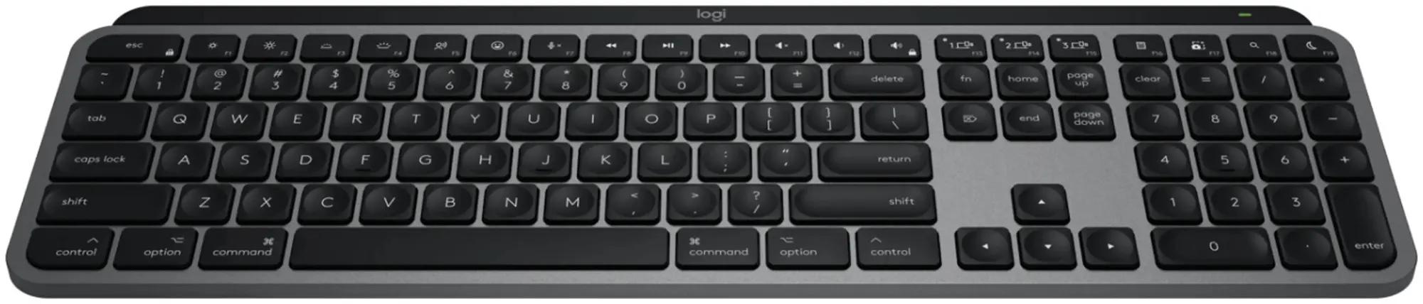 Беспроводная клавиатура Logitech MX Keys S for Mac (Space Gray) - 2