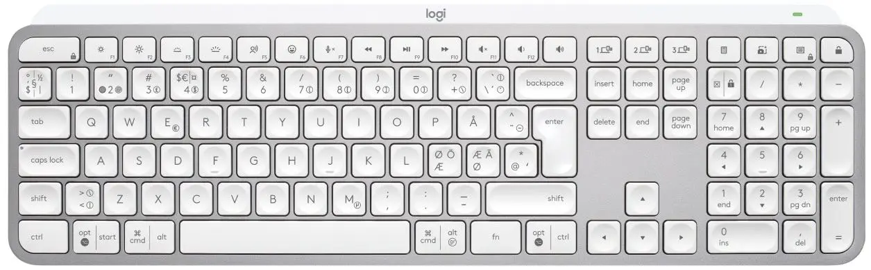 Tastatura fara fir Logitech MX Keys S (Pale Gray)