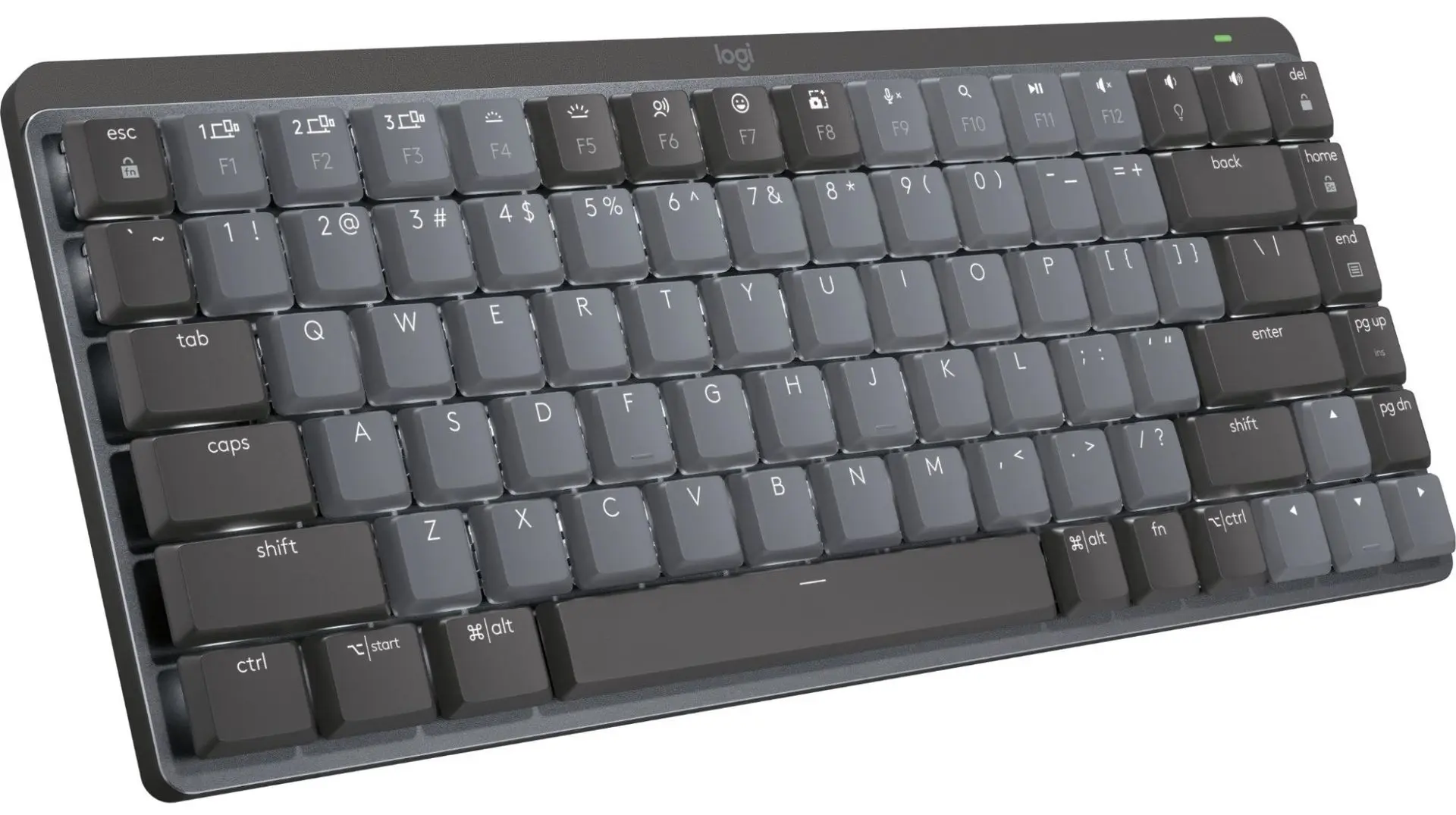 Tastatura fara fir Logitech MX Mechanical Mini (Grey/Black) - 2