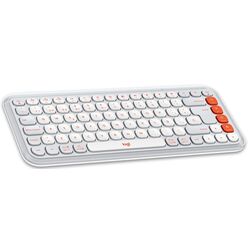 Беспроводная клавиатура Logitech Pop Icon Keys (Off White/Orange) Thumb