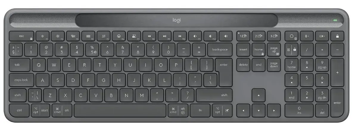 Tastatura fara fir Logitech Signature Slim Solar+ K980 (Graphite)
