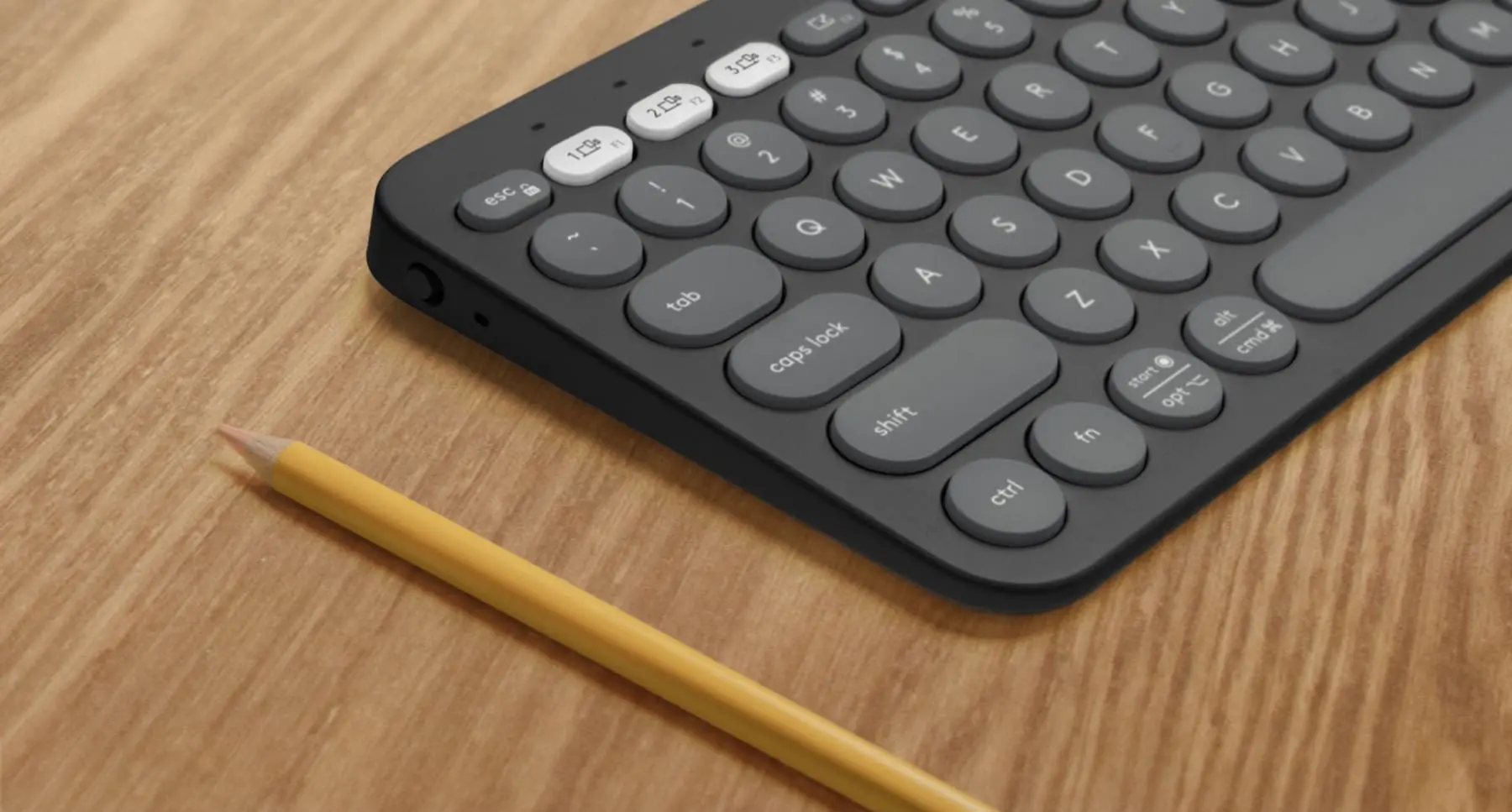 Tastatura fara fir Logitech Pebble Keys 2 K380S (Tonal Graphite)