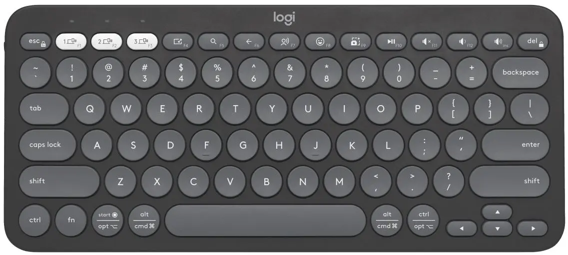 Tastatura fara fir Logitech Pebble Keys 2 K380S (Tonal Graphite)