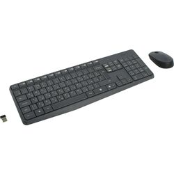 Беспроводной комплект клавиатура + мышь Logitech MK235 (Black) Thumb