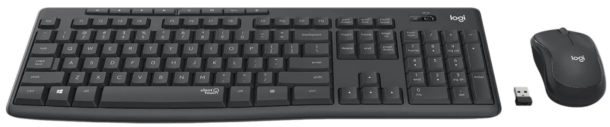 Беспроводной комплект клавиатура + мышь Logitech MK295 (Graphite)