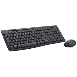 Беспроводной комплект клавиатура + мышь Logitech MK295 (Graphite) Thumb
