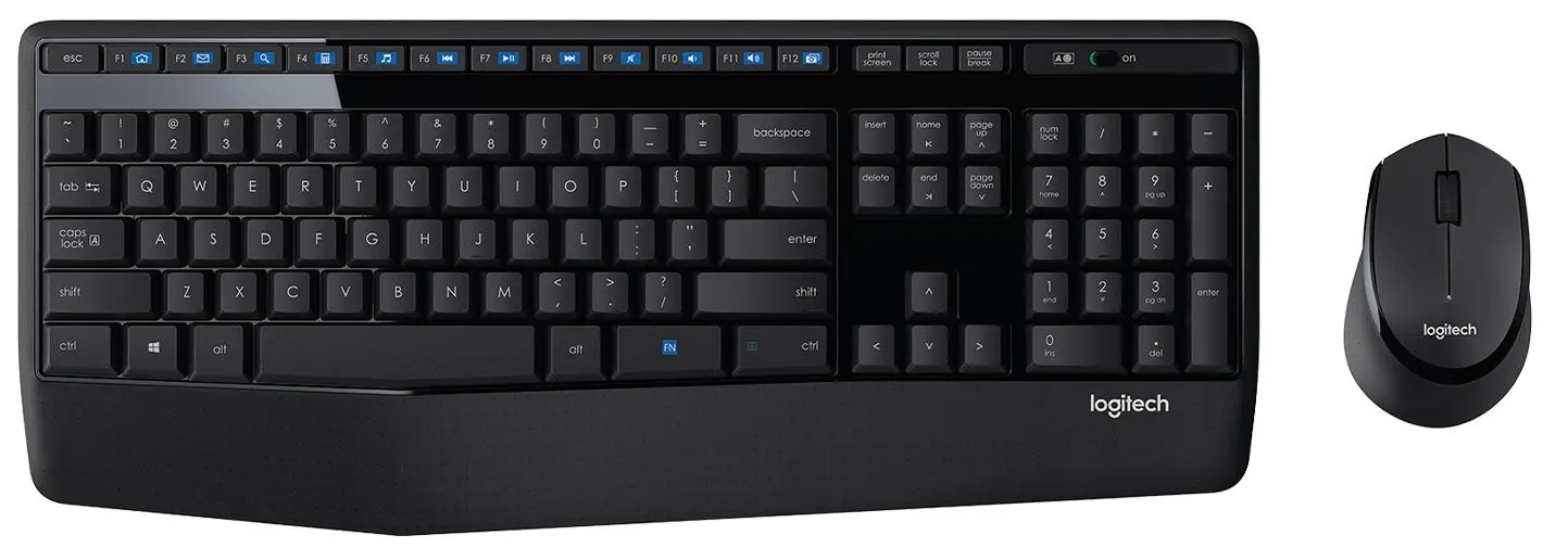 Беспроводной комплект клавиатура + мышь Logitech MK345 (Black)