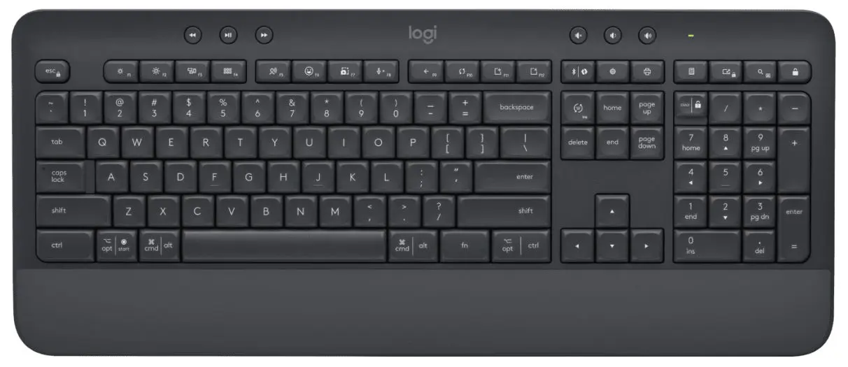 Беспроводной комплект клавиатура + мышь Logitech MK650 (Graphite) - 5