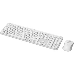 Беспроводной комплект клавиатура + мышь Logitech MK950 (White) Thumb