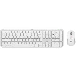 Беспроводной комплект клавиатура + мышь Logitech MK950 (White) Thumb