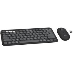 Set tastatura + mouse fara fir Logitech Pebble 2 Combo (Tonal Graphite) Thumb