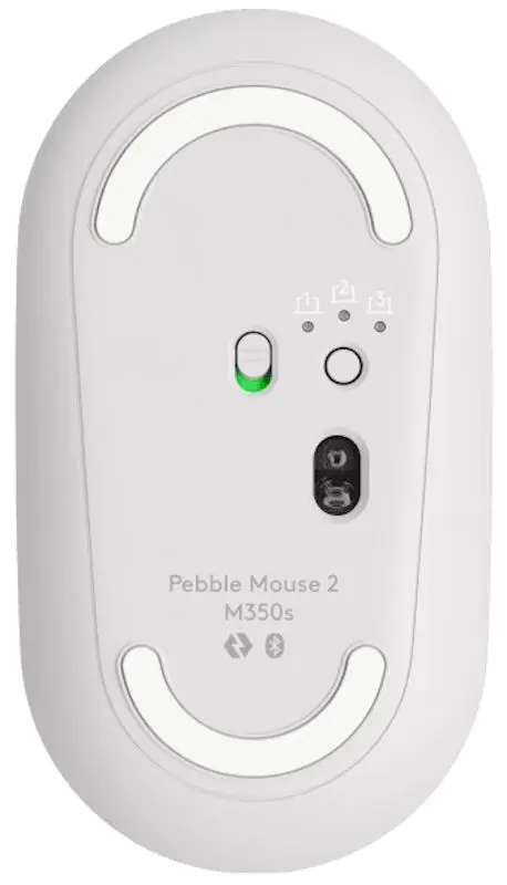 Set tastatura + mouse fara fir Logitech Pebble 2 Combo (Tonal White)