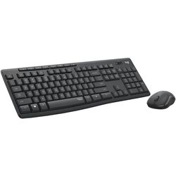 Set tastatura + mouse fara fir Logitech Silent MK295 (Black) Thumb