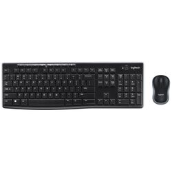 Set tastatura + mouse fara fir Logitech Wireless Combo MK270 (Black)