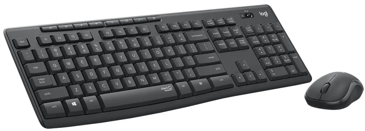 Set fara fir tastatura + mouse Logitech Wireless Combo MK295 (Graphite)