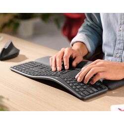 Tastatura Logitech Bluetooth K860 ERGO (Graphite) Thumb