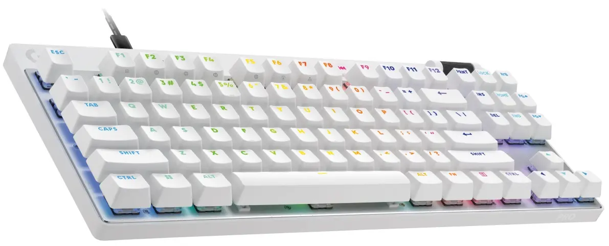 Клавиатура Logitech G Pro X TKL Rapid (White) - 2