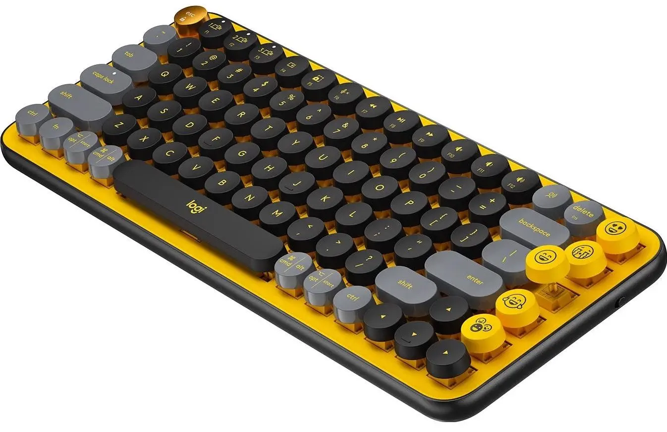 Клавиатура Logitech POP Keys (Black/Yellow) - 6