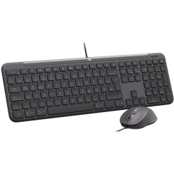 Set tastatura + mouse Logitech Signature Slim MK620 (Black) Thumb