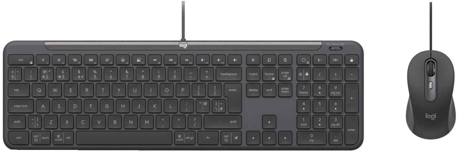 Set tastatura + mouse Logitech Signature Slim MK620 (Black)