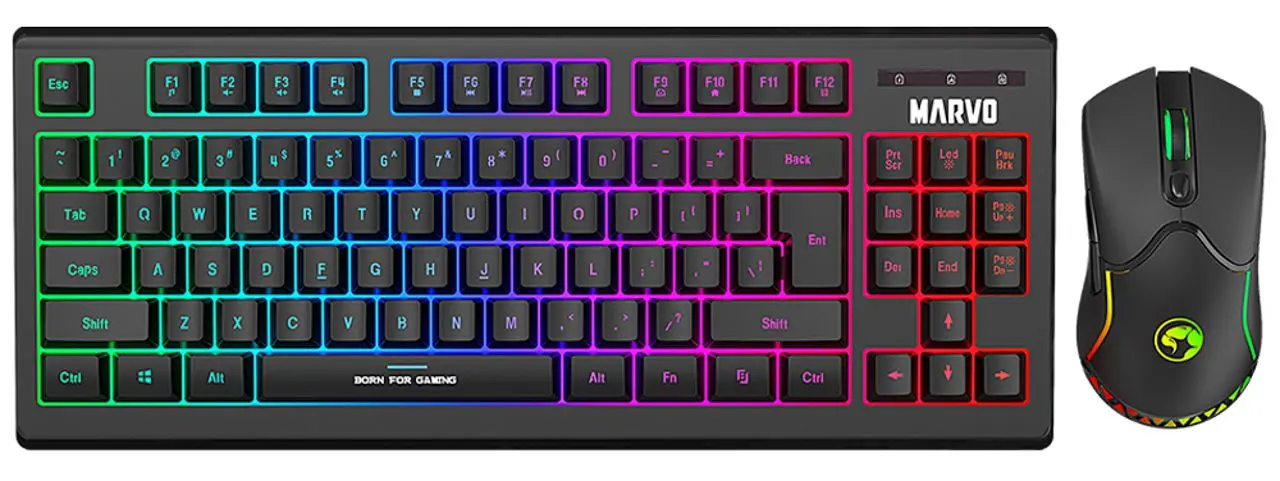 Беспроводной комплект клавиатура + мышь Marvo KW516 (Black) - 2