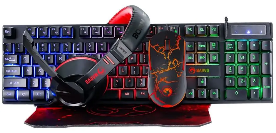 Игровой комплект Marvo CM409 (Black)