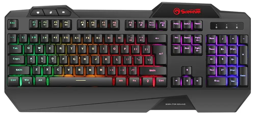 Комплект клавиатура + мышь + коврик Marvo CM306 (Black) - 2
