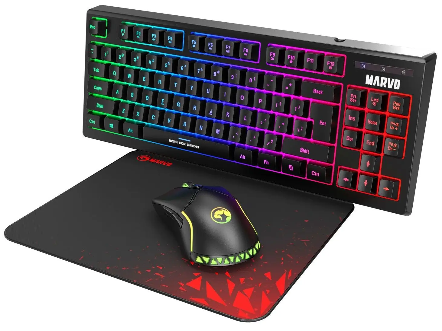 Комплект клавиатура + мышь + коврик Marvo CM310 (Black) - 2