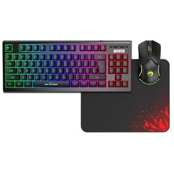 Комплект клавиатура + мышь + коврик Marvo CM310 (Black) Thumb