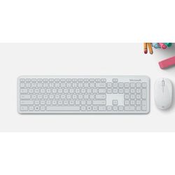 Беспроводной комплект клавиатура + мышь Microsoft QHG-00051 (White) Thumb