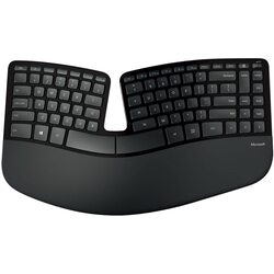 Set tastatura + mouse fara fir Microsoft Sculpt Ergonomic Desktop (Black) Thumb