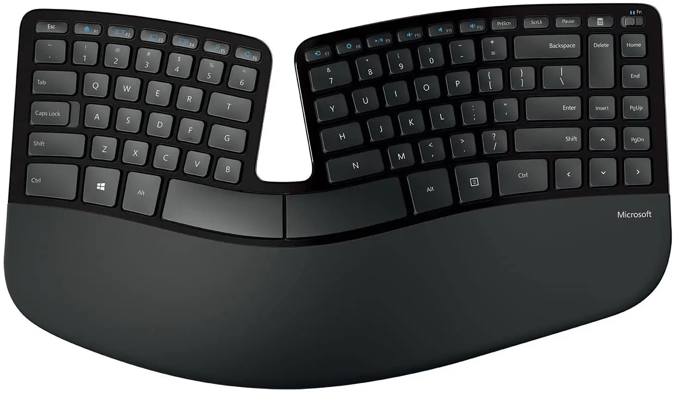 Set tastatura + mouse fara fir Microsoft Sculpt Ergonomic Desktop (Black) - 2