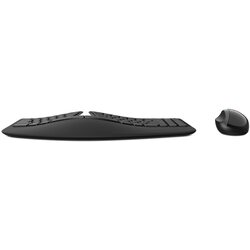 Set tastatura + mouse fara fir Microsoft Sculpt Ergonomic Desktop (Black) Thumb