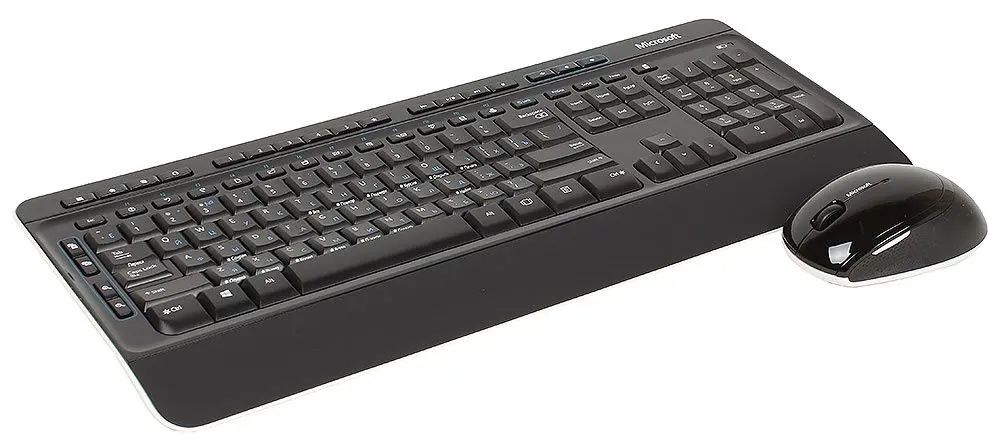 Set tastatura + mouse fara fir Microsoft Wireless Desktop 3050 (Black) - 2