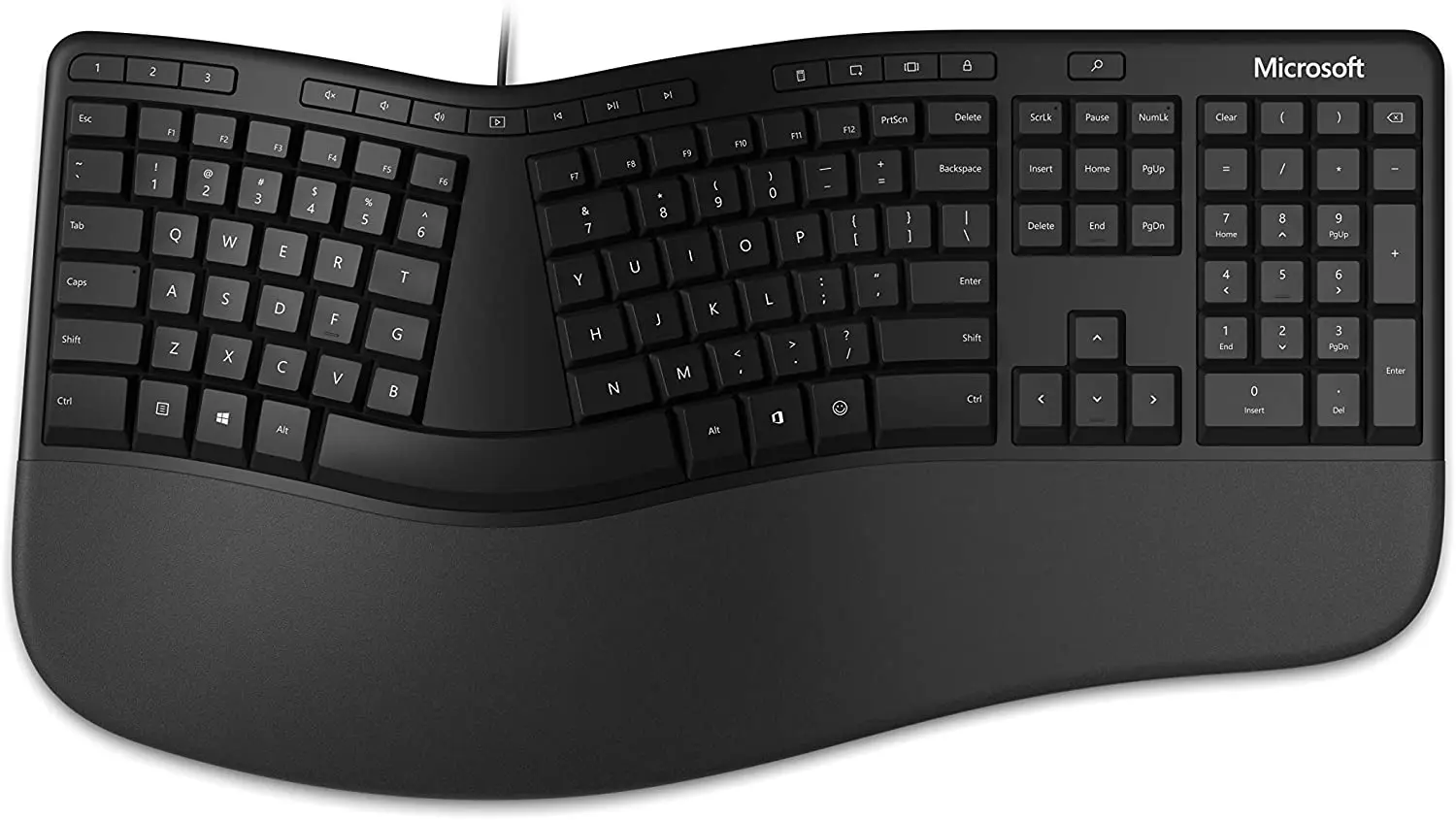 Клавиатура Microsoft Ergonomic Keyboard USB (Black)