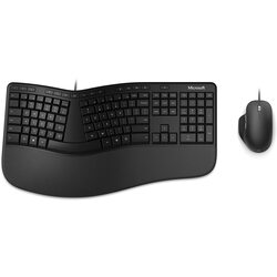 Set tastatura + mouse Microsoft Ergonomic Desktop (Black)