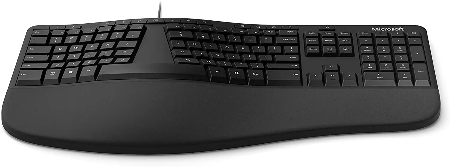 Комплект клавиатура + мышь Microsoft Ergonomic Desktop (Black) - 4