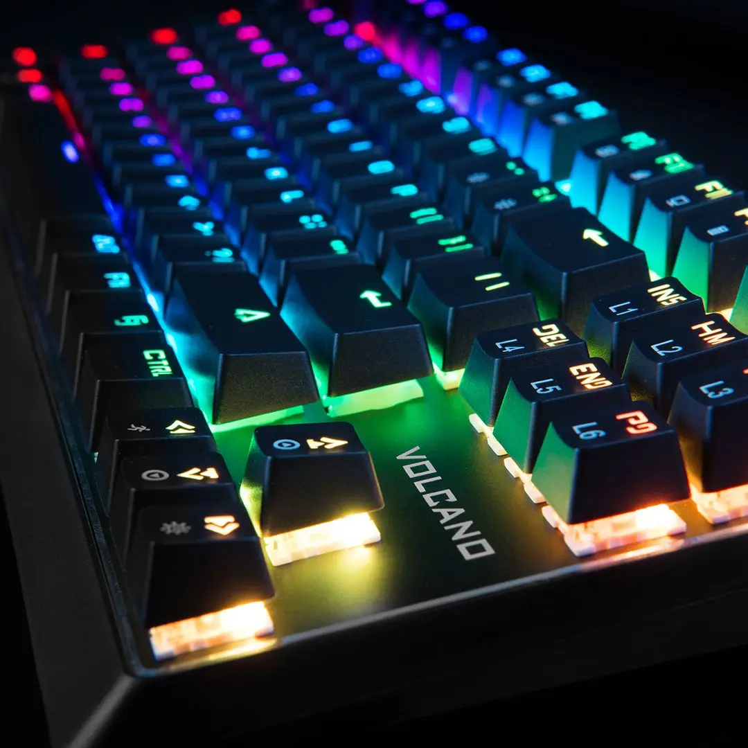 Tastatura Modecom Volcano Lanparty RGB (Black/Blue) - 8